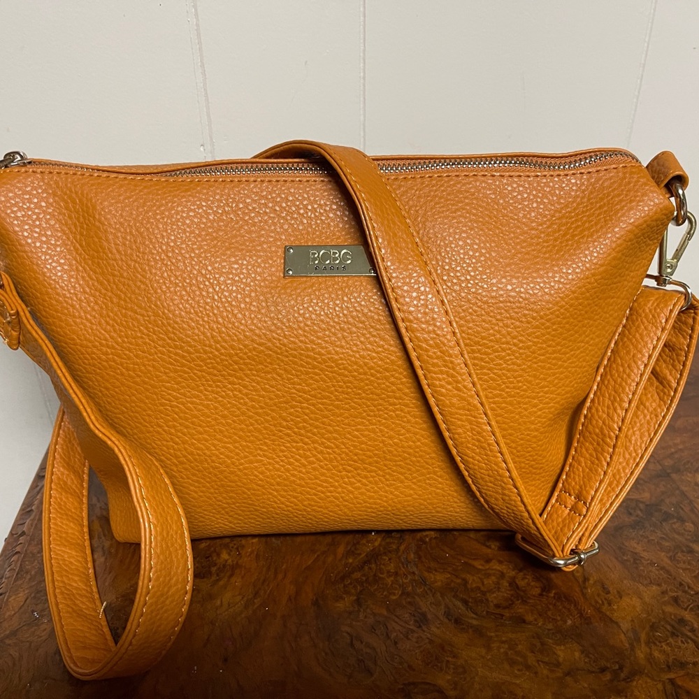 BCBG Paris Leather Like Pumpkin Color
